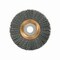 Nylox Wheel Brush, Heavy Duty Narrow Face, 4 in Brush Dia, 5/8 in Face W, 1/2 to 5/8 in Arbor Hole, Crimpe 31255 - alternate 1